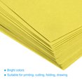 thumbnail image 4 of Uxcell 50 Feuilles Papier Copie Coloré pour Bureau Impression Formulaires d'Invitation Projets d'Art Jaune Citron 8.27 x 11.7 Pouces, 4 of 6