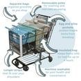 thumbnail image 4 of Lotus Sustainables Trolley Bags Set of 4 Reusable Shopping Bags, Earth Tones, 4 of 5