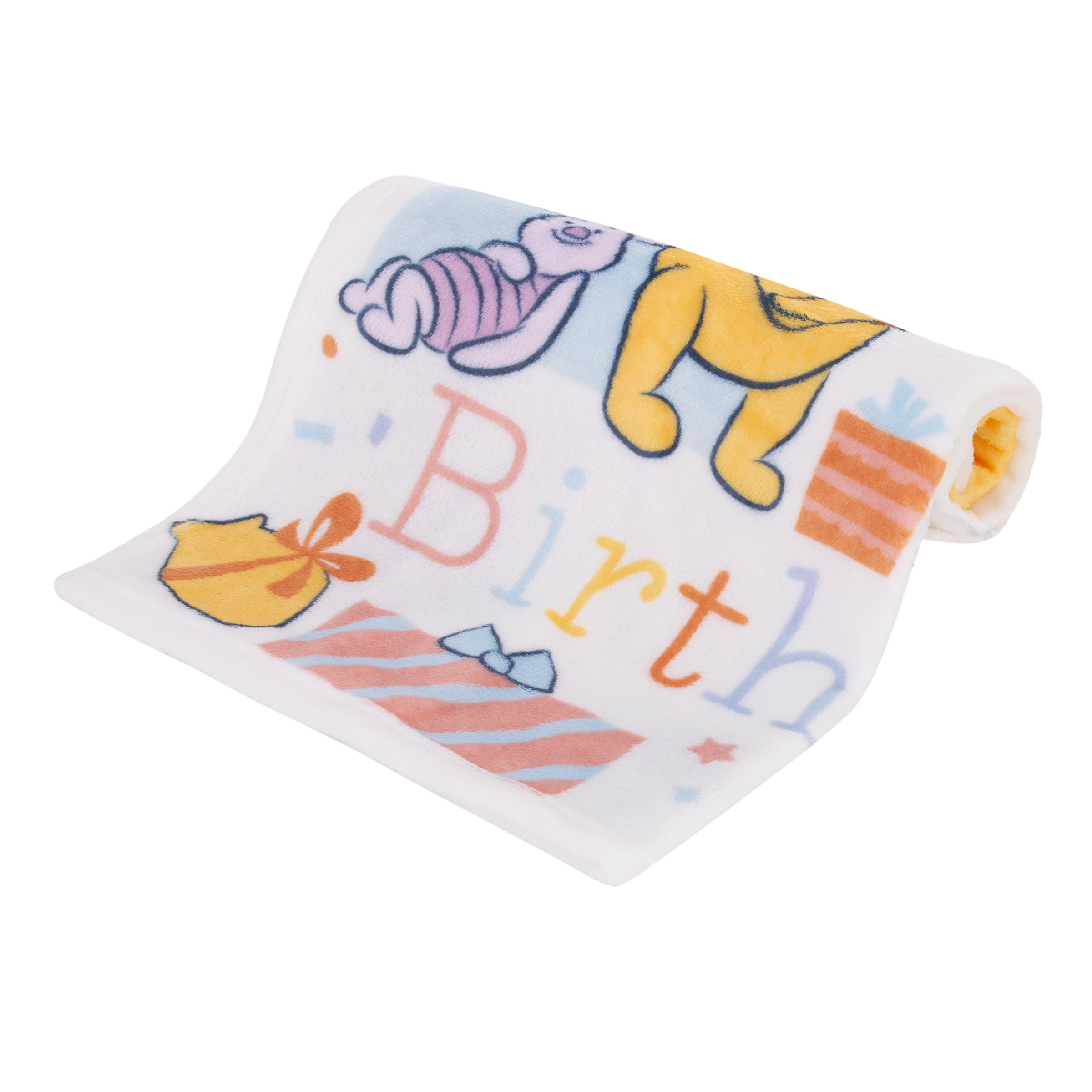 Disney Winnie the Pooh My 1st Birthday Photo Op Baby Blanket