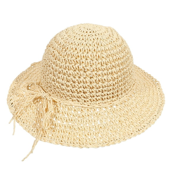 HOMEMAXS  Boys Sun Hat Bucket Hats for Kids Affordable Breathable Straw
