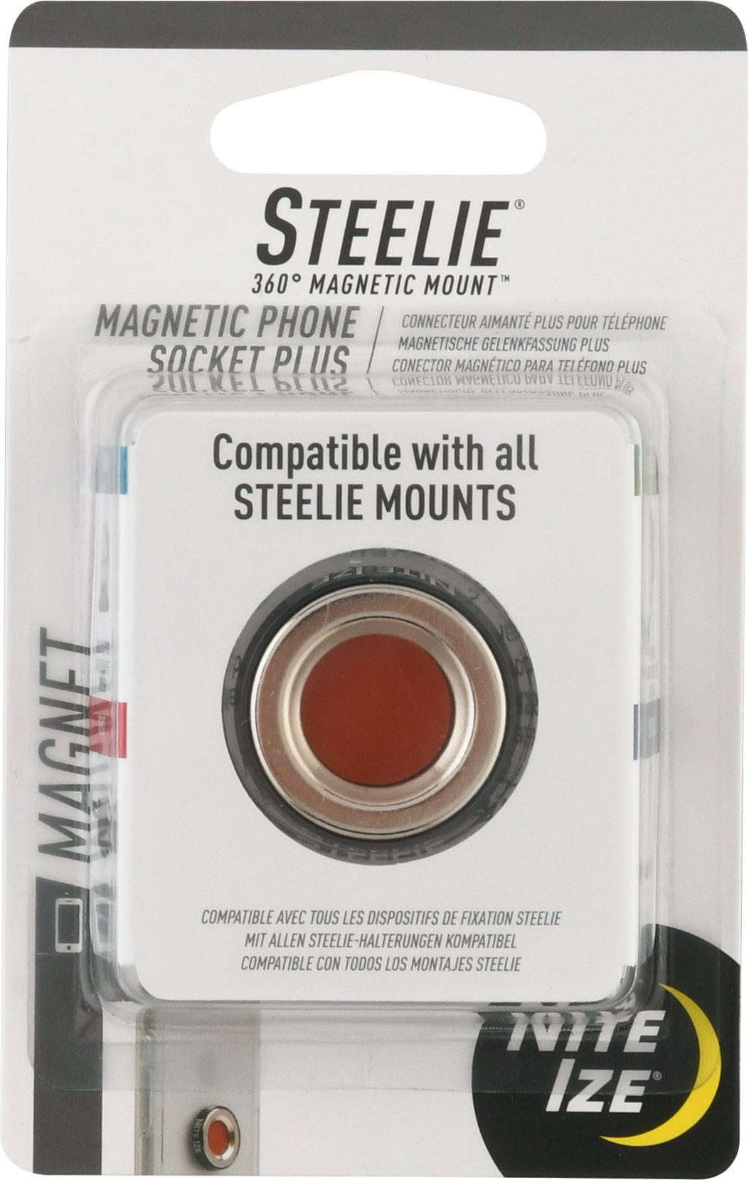 Nite Ize Steelie Magnetic Phone Socket Plus STHDM-11-R7 - The Home