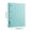 Blue, variant on A4 D Ring Binder, 4 Hole Plastic Loose Leaf Folder with Inner Page Pockets, Office Document Organizer, Office Archival Folder, Color Coded Filing System, Lightweight Portfolio