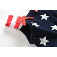 thumbnail image 4 of FEDPOP Toddler Girls Dresses 4th of July American Flag Summer Dress 4T, 4 of 7