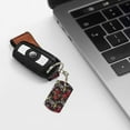 thumbnail image 7 of Uemuo Vintage Gaming Pattern Rectangular Metal Keychain - Durable, Stylish, and Personalized Key Ring for Men and Women,Engraved Keychain,Gift Slim Sturdy Keychain, 7 of 7