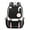Black White, variant on Casual Travel Backpack with USB Charging Port, Lightweight Laptop Daypack with Plush Pendant and Large Capacity