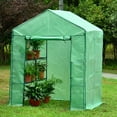 thumbnail image 3 of Genesis 61" L x 56" W x 79" H Portable Walk In Greenhouse with Heavy Duty Opaqua Cover, 3 of 5