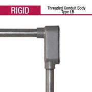 Sigma Engineered Solutions ProConnex 1-1/4 in. D Die-Cast Aluminum Conduit Body For Rigid 1 pk, Each