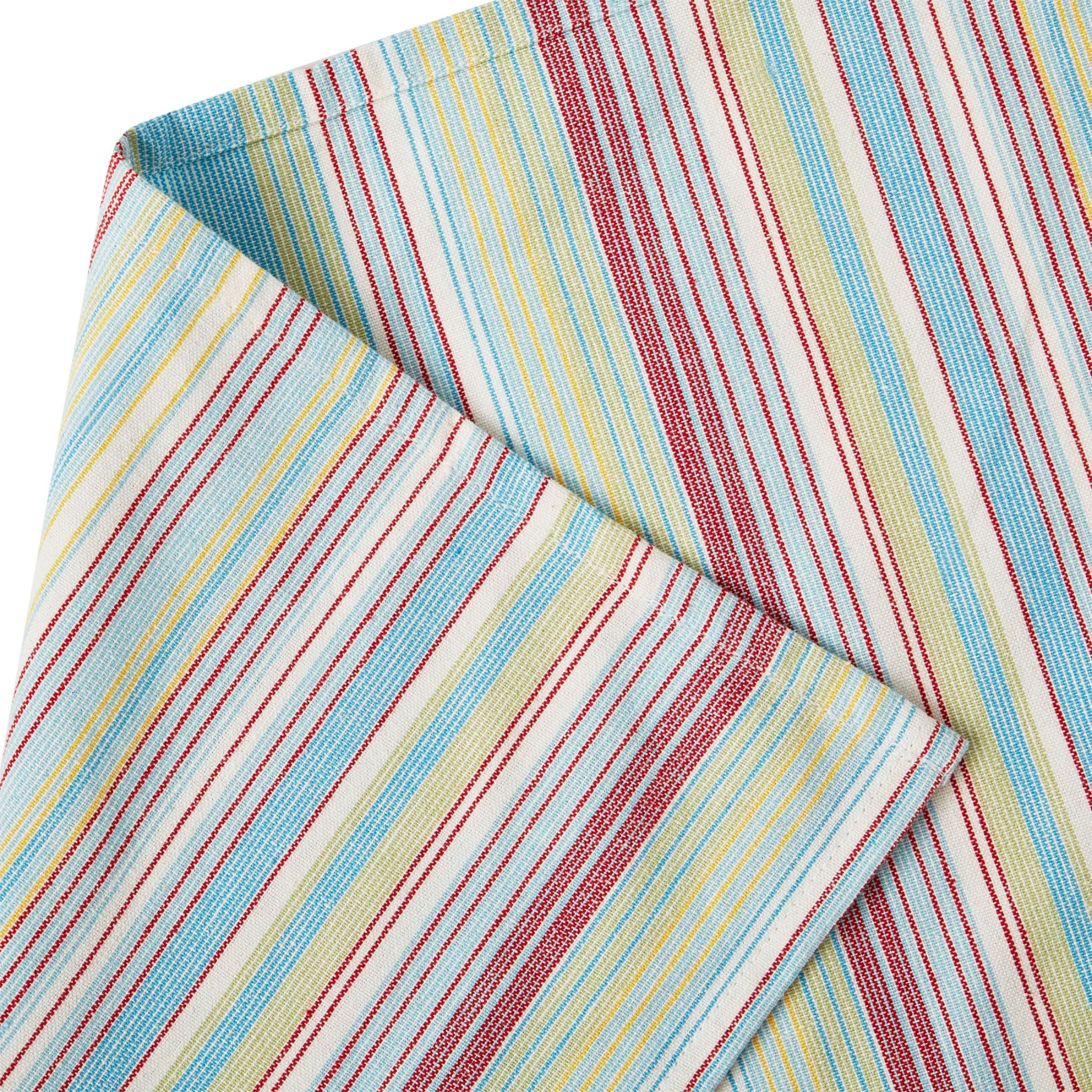 The Pioneer Woman Chunky Stripe Table Throw, 50" x 50", Multi-color