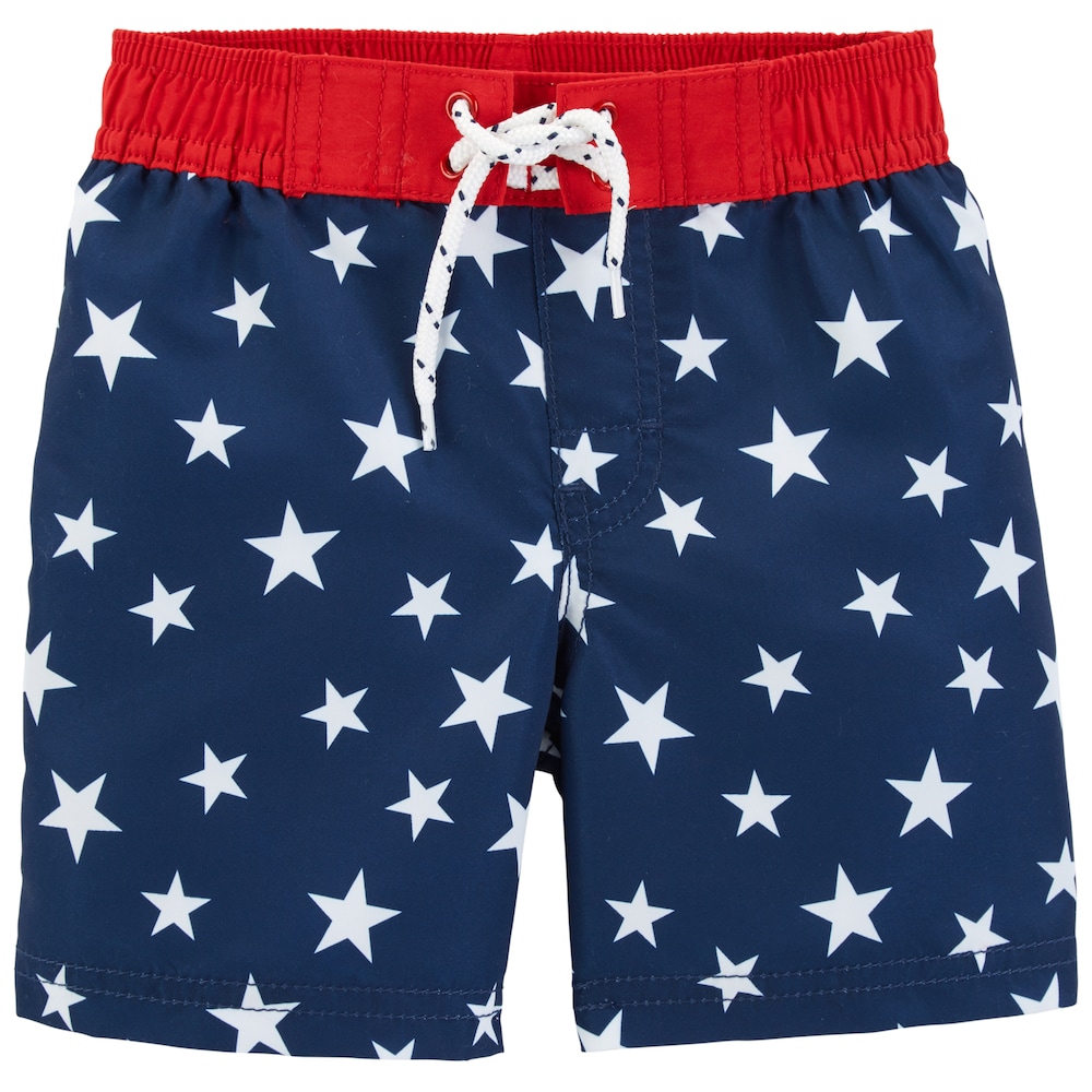 OshKosh BGosh Osh Kosh BGosh Baby Boys Infant Orange Printed Swim Short