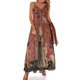 thumbnail image 1 of Vestido sin mangas con tapiz floral de unicornio medieval, vestidos de playa, vestidos de verano para mujer, 1 of 7