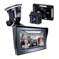 thumbnail image 1 of Baby Car Mirror 1080p 4.3 Inch Baby Car Camera Night Vision Safety Car Seat Mirror Cameras Monitored Mirrors With Wide Crystal Clear View Adjustable A, 1 of 4