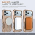 thumbnail image 2 of Decase Magnetic Case for iPhone 17 Pro Max,Hard Hard PC+TPU Dual-Layer Hybrid Case with Stand, Compatible with Mag-Safe,Built in Kickstand, Military Grade Drop Protection Shockproof Case,Desert, 2 of 7