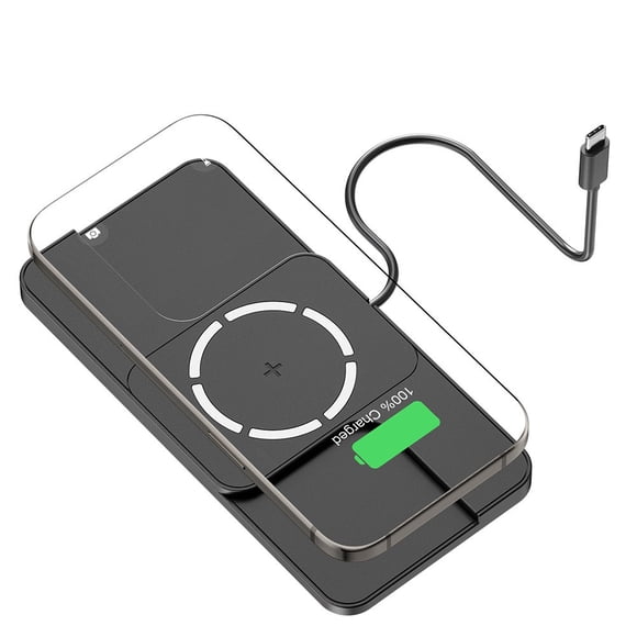 Yimiti Wireless Charger Fast Charging Antislip Pad Dashboard Holder Stand Phone Charger--Tc-0.3