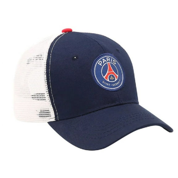 Icon Sports Embroidered Logo 6 Panel Dad Cap - Paris Saint-Germain FC - Navy Trucker