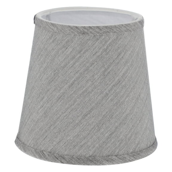 Zonhebin Cloth Lamp Shades Clip On Barrel Grey