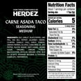 thumbnail image 2 of HERDEZ Carne Asada Taco Seasoning Medium, Taco Seasoning with Chile & Garlic, 0.78oz Packet, 2 of 11