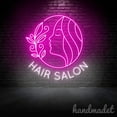 thumbnail image 2 of Handmadetneonsign Hair Salon Neon Sign, Hair Wall Art Decor, Beauty Neon Light, Hair Salon Wall Decor 61218, 2 of 5