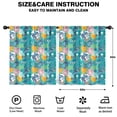thumbnail image 2 of 2 Panels Cartoon Movie Print Pattern Nursery Curtains for Cartoon Lovers,Boys Girls Kids Cartoon Window Drapes for Living Bedroom Playroom Room Decor Rod Pocket 52x63Inch, 2 of 5