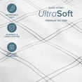 thumbnail image 4 of Bare Home Pillowcase Set - Premium 1800 Collection - Double Brushed - Ultra Soft - King Size, Modern Plaid - White/Gray, 2 Count, 4 of 6