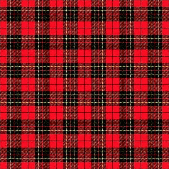 Brodie Red Plaid Pattern Edible Icing Image Cake Topper-1/4 Sheet or Larger