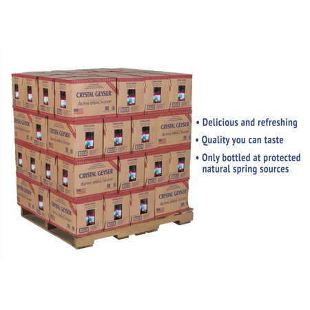 Crystal Geyser Alpine Spring Water 1 Gal Bottle 6/Case 48 Cases/Pallet 12514