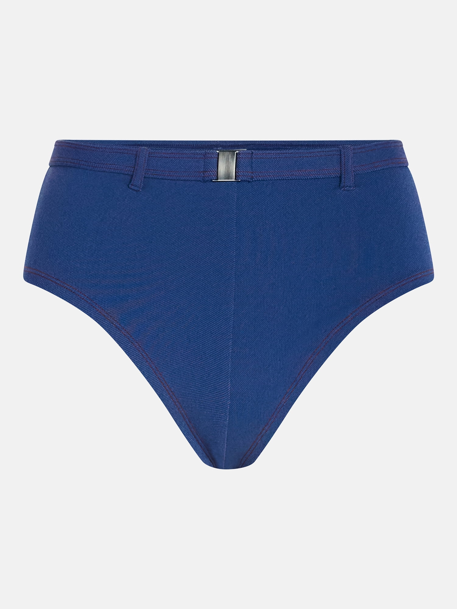 Kacey Lee Women's and Women's Plus High Waisted Boyshort Bikini Bottoms with Pockets, Sizes XS-3X