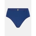 thumbnail image 5 of Kacey Lee Women's and Women's Plus High Waisted Boyshort Bikini Bottoms with Pockets, Sizes XS-3X, 5 of 5