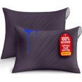 thumbnail image 1 of Protector de almohada Utopia Bedding impermeable con cierre de 51 x 71 cm, 1 of 9