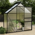 thumbnail image 1 of vidaXL Greenhouse Anthracite Aluminium 1.33 m², 1 of 5