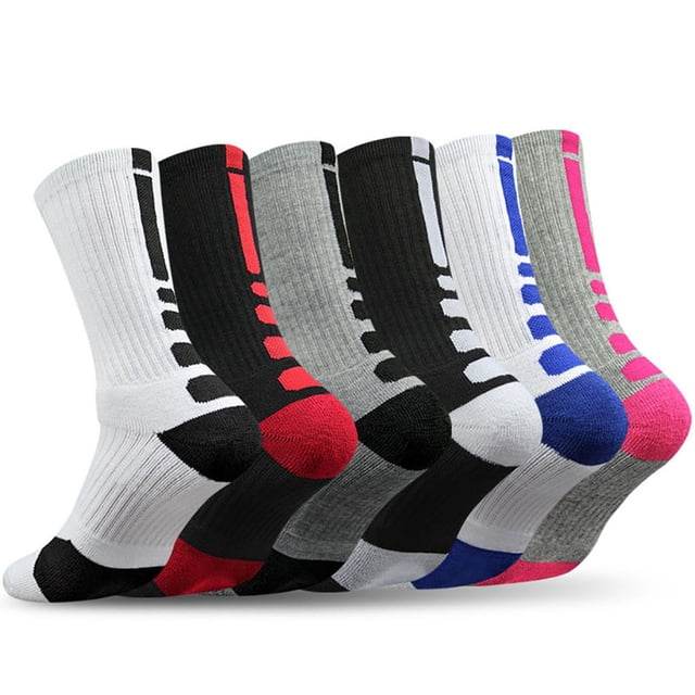 Calcetines de baloncesto profesional Atlético Masculino Sporting Pies Equipo de engrosamiento de calcetín en bolsas Paquete de paquete de 126 pares Inevent OD003181-00