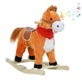 thumbnail image 3 of Interactive Rocking Horse with Sound & Moving Parts, Plush Riding Toy for Kids 1-6 Years, 110lbs Capacity, Eye-Catching Nursery Decor, 3 of 8