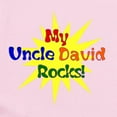 thumbnail image 2 of CafePress - MY UNCLE DAVID ROCKS Infant Bodysuit - Baby Light Bodysuit, Size Newborn - 24 Months, 2 of 4