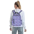 thumbnail image 5 of Yiaed flower Skull cartoon Print Lightweight Backpack Travel Backpacks Hiking Daypack for Women Men, 5 of 5