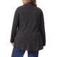 thumbnail image 3 of Cárdigan de punto para mujer de tallas grandes Agnes Orinda, con solapa, de manga larga, abierto por delante, con dobladillo irregular, suéter casual suave 3X gris oscuro, 3 of 6