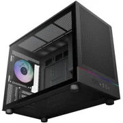 Gamdias ATHENA M4M mini ITX, mATX, micro mesh small form factor PC case, includes 3 PWM fans (Airflow up to 57.56 CFM), fits: 395mm GPU, ATX PSU, and 360mm radiators.