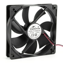 Uxcell DC 12V 0.18A 120x120x25mm 7 Vanes Coolant Cooler Fan for Power Supply Coolant