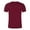 Red, variant on Summer Mens Shirts Summer Men's Round Neck T-shirt Mercerized Cotton Short Sleeve