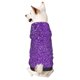 thumbnail image 1 of Fotbe Glitter Purple Sudadera con Estampado para Perros Pequeños – Suéter con Capucha para Mascotas, Tela Suave de Forro Polar con Bolsillo-Medium, 1 of 7