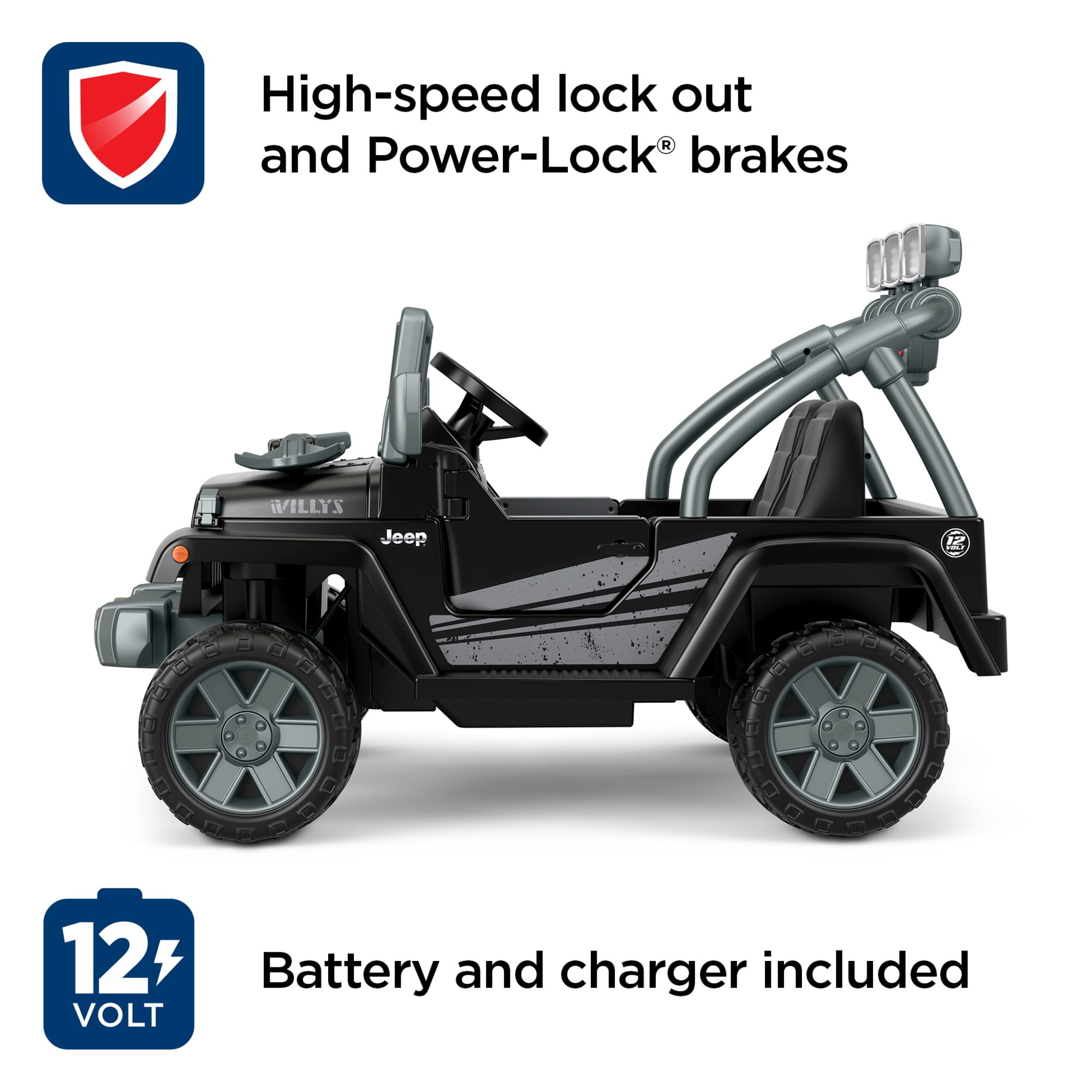 power wheels high speed lockout