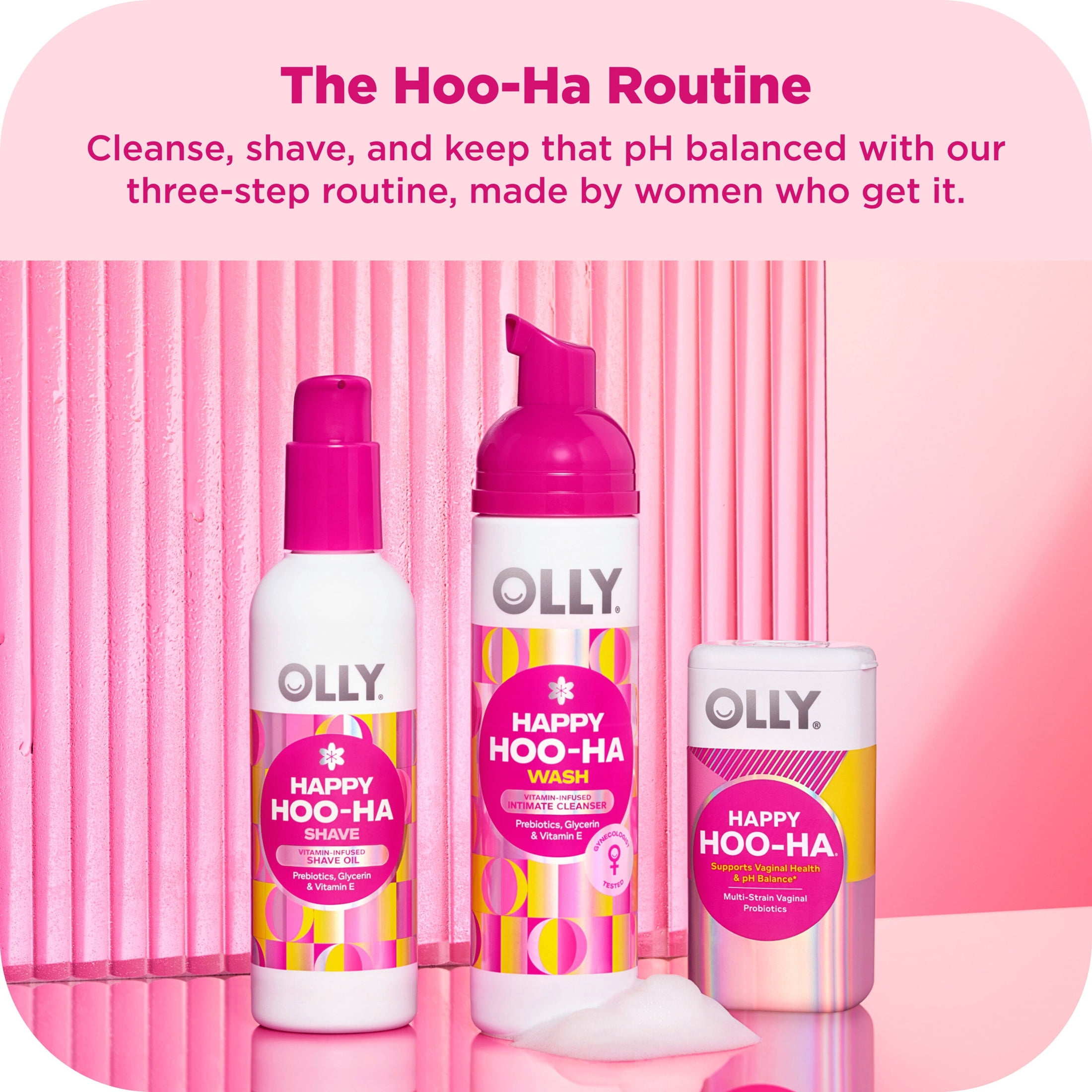 OLLY Happy Hoo-Ha Shave Oil With Vitamin E - ,6.7 fl oz