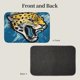 thumbnail image 2 of Felpudo multiusos con dobladillo de Jaguars para uso en interiores y exteriores. Reciba a sus invitados con una alfombra para el hogar, el dormitorio, el baño, la cocina y la decoración del piso., 2 of 7