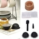 thumbnail image 1 of Kit De Taza De Filtro De Cápsula De Café, Negro Con Soporte De Haya, Cepillo De Cuchara De Papel De Aluminio, Relleno De Café En Polvo Reutilizable De 230ml, 1 of 7