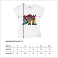 thumbnail image 7 of Dazzling Girl Women's V-Neck T-shirt Blessed and Lucky Cowgirl Cute South Vintage Retro American Heritage Tradition Tee, 7 of 7