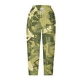 thumbnail image 4 of QATAINLAV Plus Size Capri Pants for Women Fashion Printed Beach Cropped Trouser Summer Casual Drawstring High Waist Straight Leg Capris Pants Multicolor M, 4 of 5