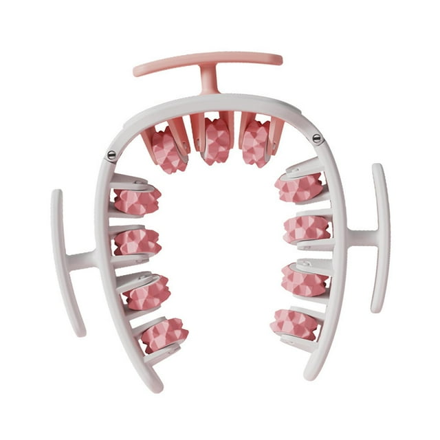 Punto de rodillo de de piernas Ancho ajustable para antebrazo, codo, mano, brazo y pierna blanco rosa Yuyangstore masajeador de rodillos