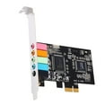 thumbnail image 6 of PCIe Sound Card 5.1 Internal Sound Card with Low Profile Bracket, 3D Stereo PCI-e Audio Card,CMI8738 Chip 32/64 Bit, 6 of 8