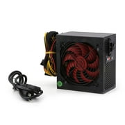 Max 1000W Actual 500W 110V Desktop Computer PC Power Supply PSU SLI SATA 120mm Single Quiet Cooling Fan