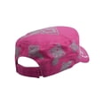 thumbnail image 4 of Top Headwear Womens Print Adjustable Cadet Cap - Pink - Studded Cross, 4 of 4