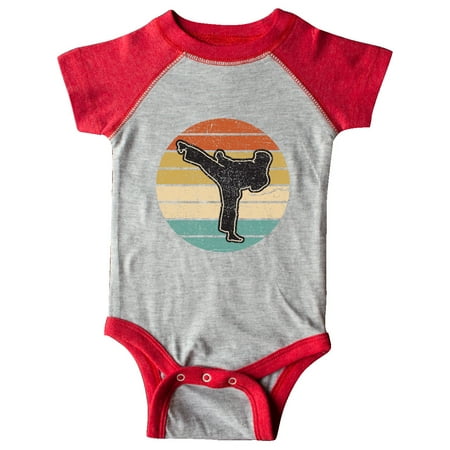 

Inktastic Karate Martial Arts Retro Sunset Gift Baby Boy or Baby Girl Bodysuit