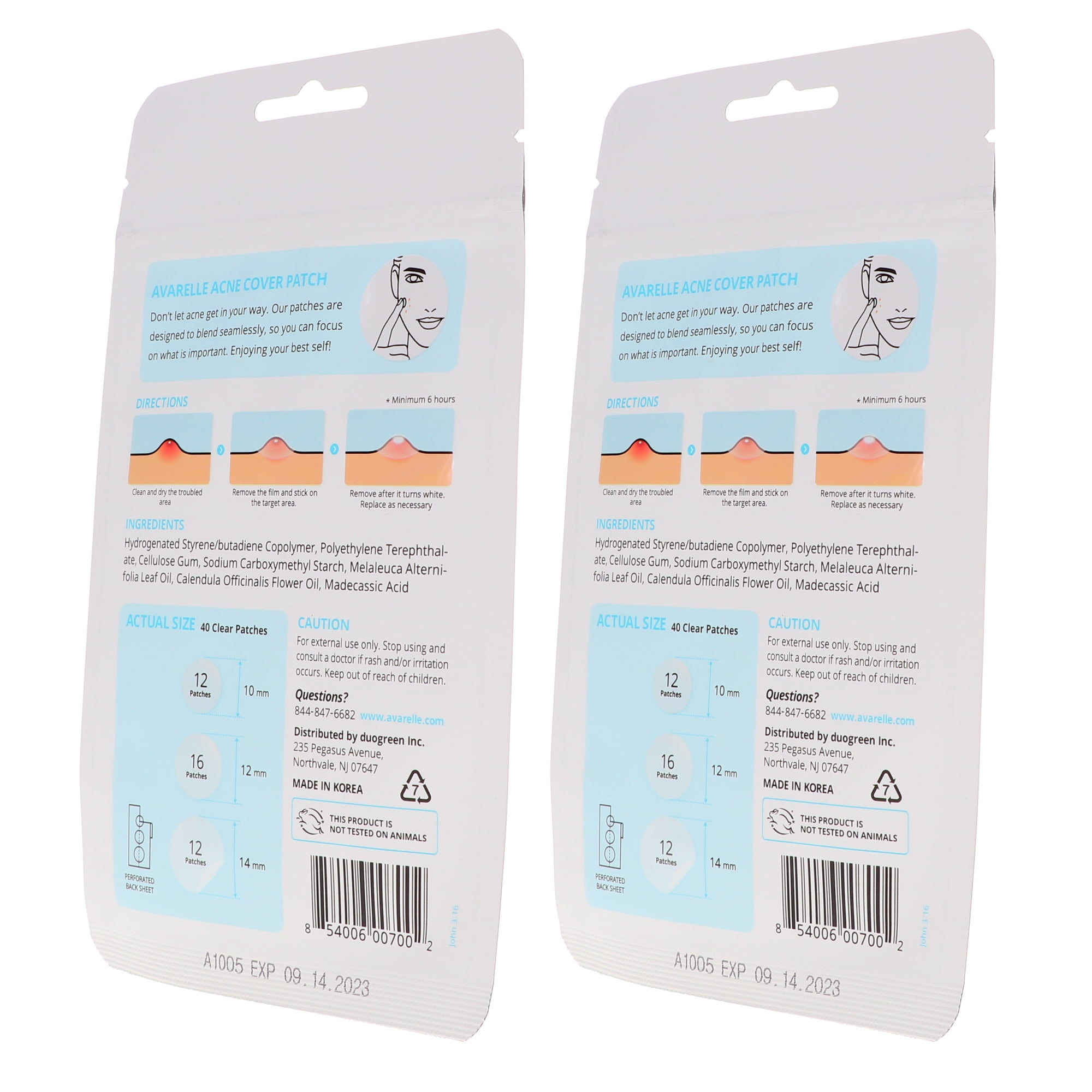 Avarelle Acne Treatment Pimple Cover Patch 40 Count Walmart